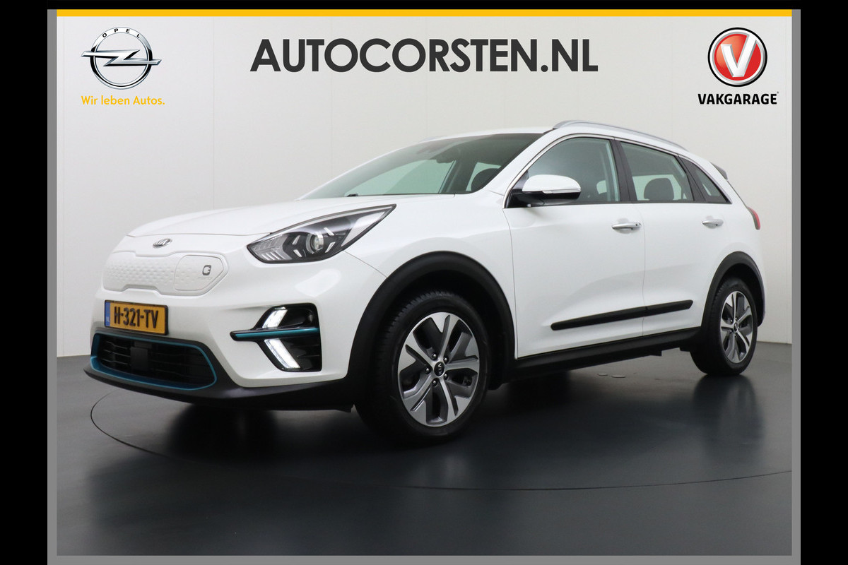 Kia e-Niro DynamicLine 64kWh 204pk Automaat Navi Auto-Pilot Adaptive-Cruise+stop&go Warmtepomp Apple Carplay Android Auto Pdc Led Ecc Keyle Lmv 17" Lane Assist Keyless-go Dwarsverkeerwaarsching Rijstrooksensor met correctie Origin.NLse auto € 44.000 nieuw
