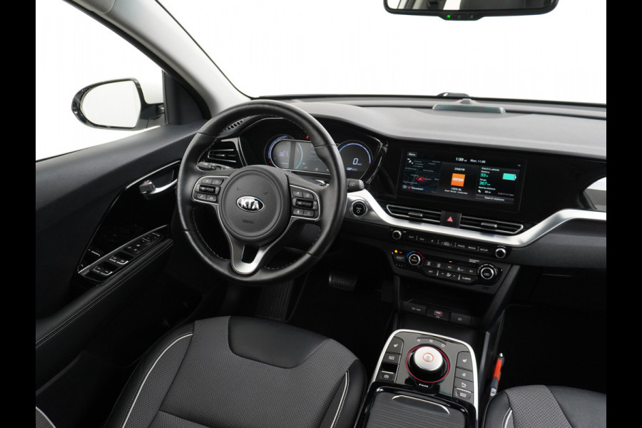 Kia e-Niro DynamicLine 64kWh 204pk Automaat Navi Auto-Pilot Adaptive-Cruise+stop&go Warmtepomp Apple Carplay Android Auto Pdc Led Ecc Keyle Lmv 17" Lane Assist Keyless-go Dwarsverkeerwaarsching Rijstrooksensor met correctie Origin.NLse auto € 44.000 nieuw