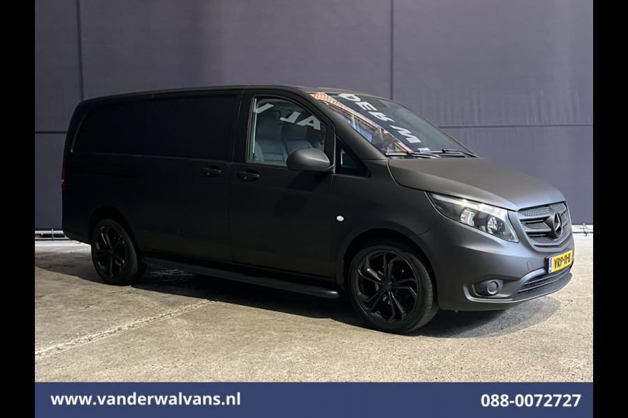 Mercedes-Benz Vito 111 CDI L2H1 *Black-Edition* Euro6 Airco | Camera | Apple Carplay | Android Auto | Leder | Stoelverwarming Cruisecontrol, Bijrijdersbank, Achterklep