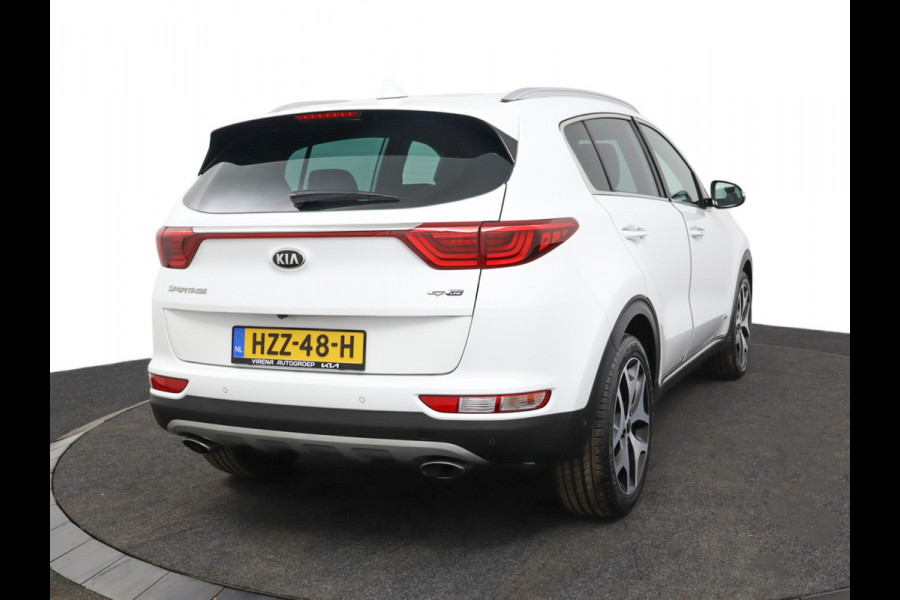 Kia Sportage 1.6 T-GDI 4WD GT-Line PlusLine Airco -  Cruise Control - Climate Control - Dodehoek Detectie - Lederen Bekleding - Navigatie - Stoel/Stuur Verwarming - 12 Maanden BOVAG Garantie