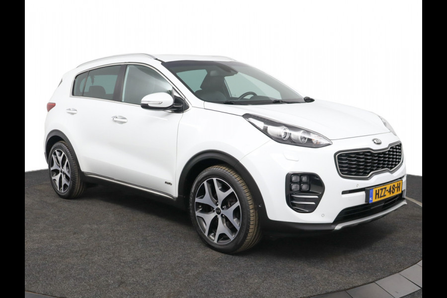 Kia Sportage 1.6 T-GDI 4WD GT-Line PlusLine Airco -  Cruise Control - Climate Control - Dodehoek Detectie - Lederen Bekleding - Navigatie - Stoel/Stuur Verwarming - 12 Maanden BOVAG Garantie