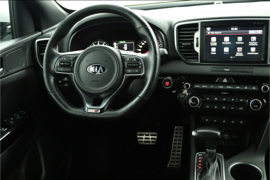 Kia Sportage 1.6 T-GDI 4WD GT-Line PlusLine Airco -  Cruise Control - Climate Control - Dodehoek Detectie - Lederen Bekleding - Navigatie - Stoel/Stuur Verwarming - 12 Maanden BOVAG Garantie