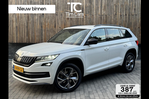 Škoda Kodiaq 1.5 TSI Sportline Automaat | Trekhaak uitklapbaar | Navigatiesysteem | Stoelverwarming | Stuurverwarming | Getint glas | Cruise