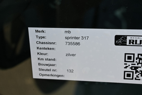 Mercedes-Benz Sprinter 317 CDI L3H2 Pro LED, Geveerde stoel, Winterpakket