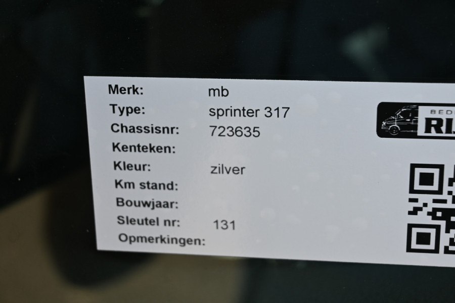 Mercedes-Benz Sprinter 317 CDI L3H2 Pro LED, Geveerde stoel, Stoelverwarming
