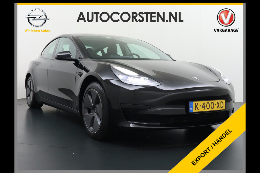 Tesla Model 3 RWD SR+ Nwe Model 60kWh LFP 283 PK Trekhaak Warmtepomp Elektr.A-klep FSD-3 Sentry Mode Bankverwarmd FSD 18" Premium Luidspr. Aut Navi LED Comfortstoelen ACC DAB Keyless en Voorverwarmen interieur via App One-Pedal-Drive Origineel Nederlandse auto Garantie Accu/Motor tot 31-03-2029 max 160.000km 1.584kg licht!