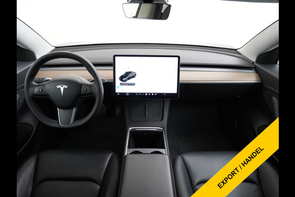 Tesla Model 3 RWD SR+ Nwe Model 60kWh LFP 283 PK Trekhaak Warmtepomp Elektr.A-klep FSD-3 Sentry Mode Bankverwarmd FSD 18" Premium Luidspr. Aut Navi LED Comfortstoelen ACC DAB Keyless en Voorverwarmen interieur via App One-Pedal-Drive Origineel Nederlandse auto Garantie Accu/Motor tot 31-03-2029 max 160.000km 1.584kg licht!