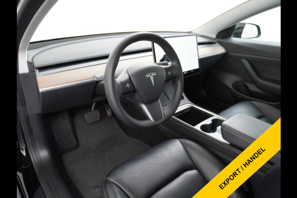 Tesla Model 3 RWD SR+ Nwe Model 60kWh LFP 283 PK Trekhaak Warmtepomp Elektr.A-klep FSD-3 Sentry Mode Bankverwarmd FSD 18" Premium Luidspr. Aut Navi LED Comfortstoelen ACC DAB Keyless en Voorverwarmen interieur via App One-Pedal-Drive Origineel Nederlandse auto Garantie Accu/Motor tot 31-03-2029 max 160.000km 1.584kg licht!