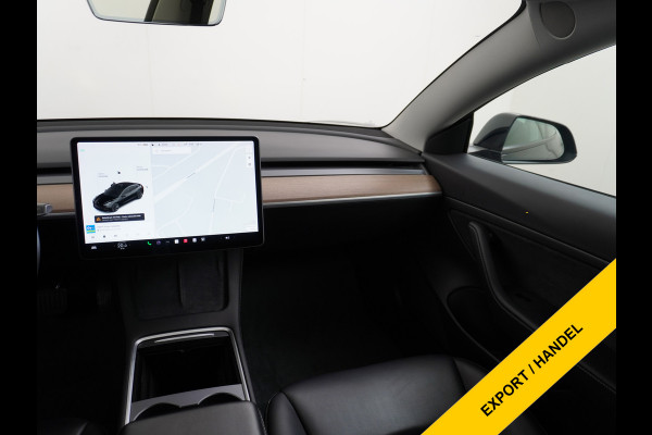 Tesla Model 3 RWD SR+ Nwe Model 60kWh LFP 283 PK Trekhaak Warmtepomp Elektr.A-klep FSD-3 Sentry Mode Bankverwarmd FSD 18" Premium Luidspr. Aut Navi LED Comfortstoelen ACC DAB Keyless en Voorverwarmen interieur via App One-Pedal-Drive Origineel Nederlandse auto Garantie Accu/Motor tot 31-03-2029 max 160.000km 1.584kg licht!