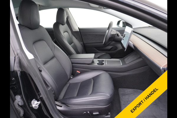 Tesla Model 3 RWD SR+ Nwe Model 60kWh LFP 283 PK Trekhaak Warmtepomp Elektr.A-klep FSD-3 Sentry Mode Bankverwarmd FSD 18" Premium Luidspr. Aut Navi LED Comfortstoelen ACC DAB Keyless en Voorverwarmen interieur via App One-Pedal-Drive Origineel Nederlandse auto Garantie Accu/Motor tot 31-03-2029 max 160.000km 1.584kg licht!