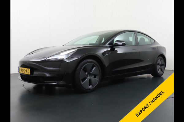 Tesla Model 3 RWD SR+ Nwe Model 60kWh LFP 283 PK Trekhaak Warmtepomp Elektr.A-klep FSD-3 Sentry Mode Bankverwarmd FSD 18" Premium Luidspr. Aut Navi LED Comfortstoelen ACC DAB Keyless en Voorverwarmen interieur via App One-Pedal-Drive Origineel Nederlandse auto Garantie Accu/Motor tot 31-03-2029 max 160.000km 1.584kg licht!