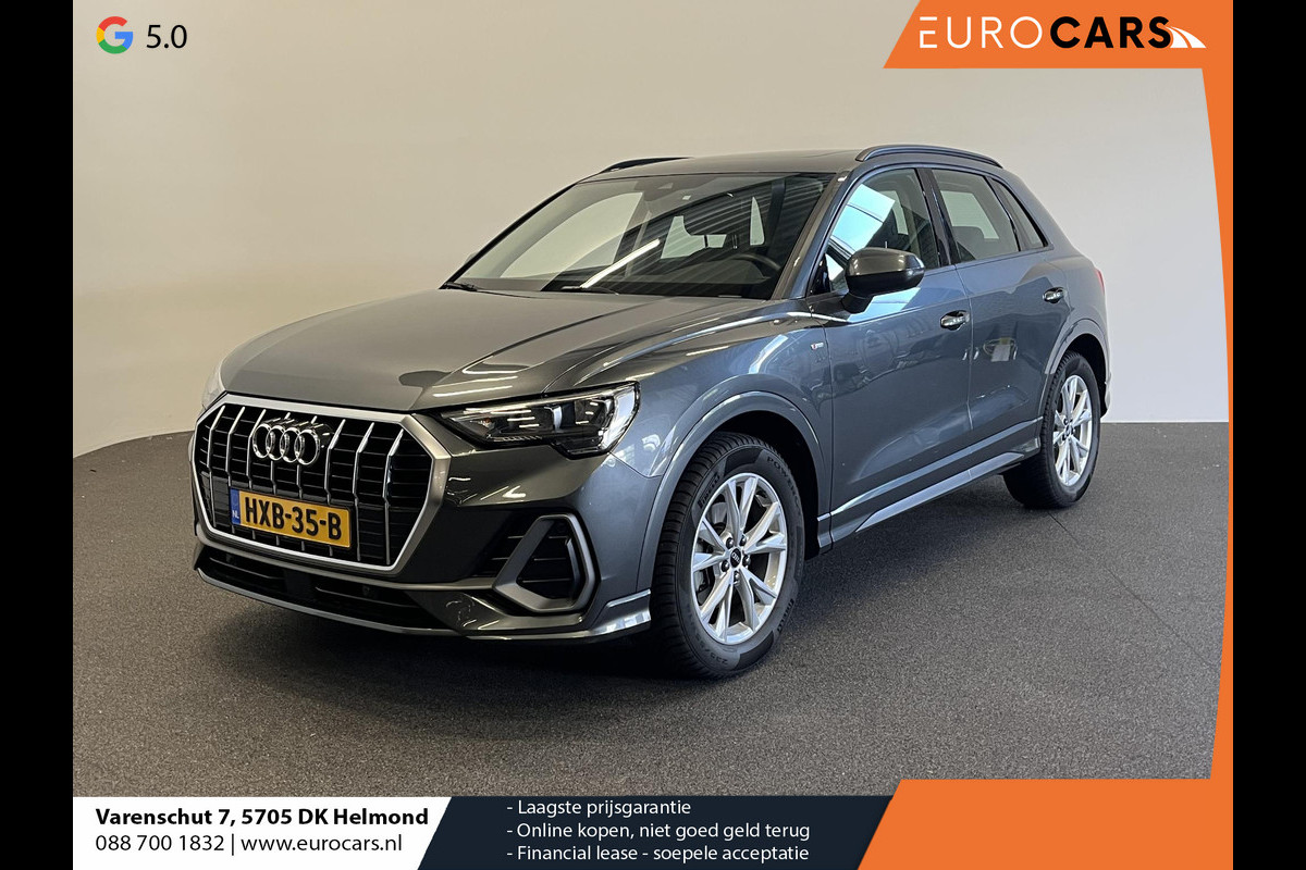 Audi Q3 35 TFSI S Line S-Tronic Aut. Panoramadak Climate control Adaptive Cruise Control Navi Full LED Trekhaak PDC VA+ Camera Carplay