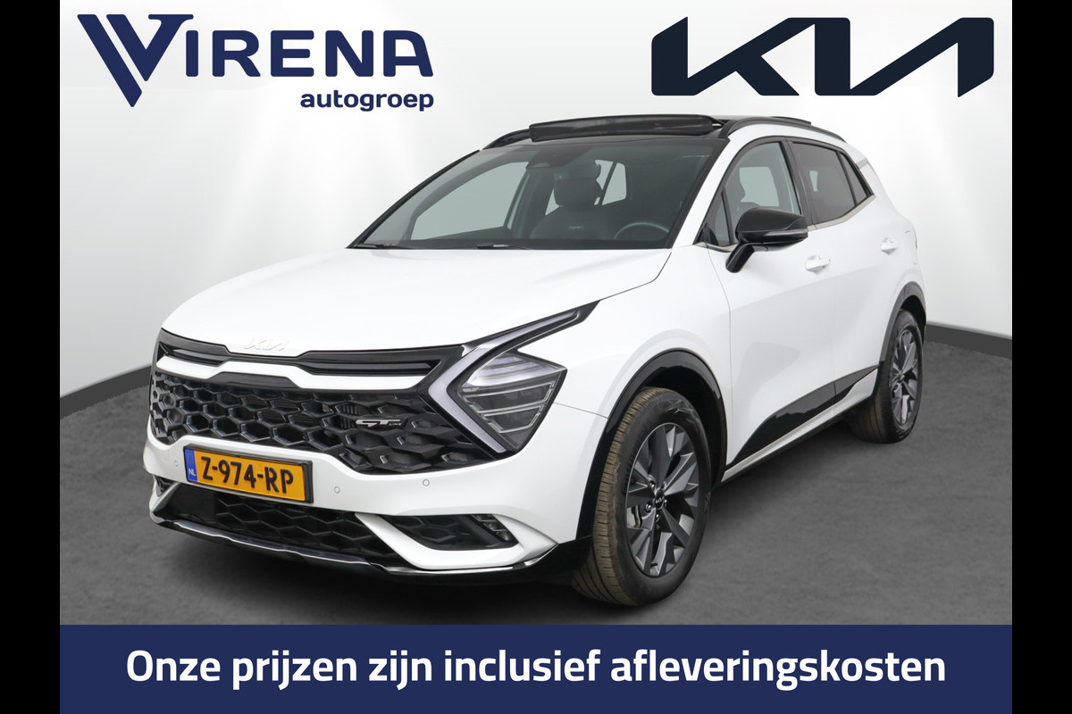 Kia Sportage 1.6 T-GDi Hybrid GT-Line Airco - Apple Carplay/Android Auto - Cruise Control Adaptief - Climate Control - Dodehoekdetectie - Navigatie - Stoel/Stuur Verwarming - Fabrieksgarantie tot 06-2031