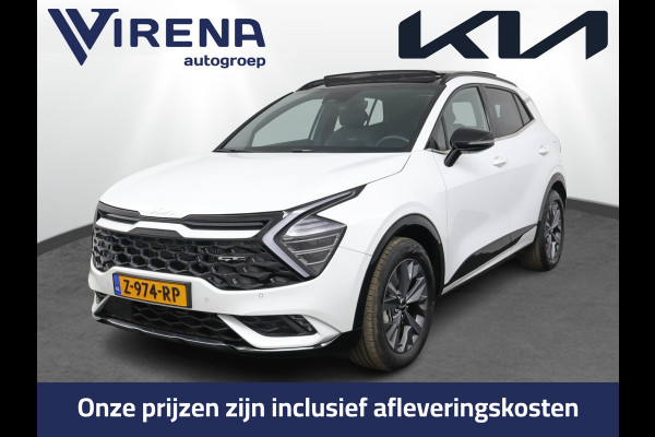 Kia Sportage 1.6 T-GDi Hybrid GT-Line Airco - Apple Carplay/Android Auto - Cruise Control Adaptief - Climate Control - Dodehoekdetectie - Navigatie - Stoel/Stuur Verwarming - Fabrieksgarantie tot 06-2031