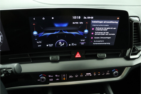 Kia Sportage 1.6 T-GDi Hybrid GT-Line Airco - Apple Carplay/Android Auto - Cruise Control Adaptief - Climate Control - Dodehoekdetectie - Navigatie - Stoel/Stuur Verwarming - Fabrieksgarantie tot 06-2031