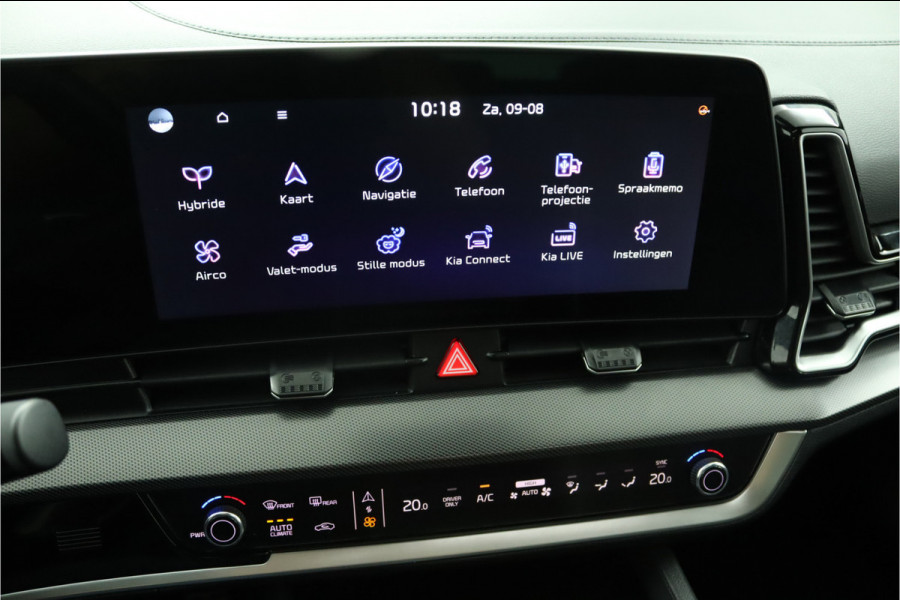 Kia Sportage 1.6 T-GDi Hybrid GT-Line Airco - Apple Carplay/Android Auto - Cruise Control Adaptief - Climate Control - Dodehoekdetectie - Navigatie - Stoel/Stuur Verwarming - Fabrieksgarantie tot 06-2031