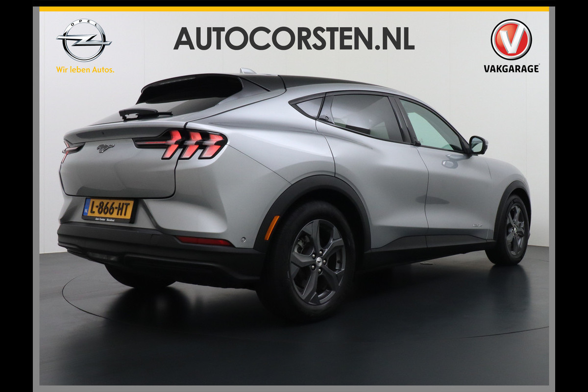Ford Mustang Mach-E RWD 75 kWh Leer (semi-)Autopilot Navi 360-Topview-Camera Adaptive-Cruise-Control Apple Carplay Bang&Olufsen B&O 18" Elekt DAB Lane-Assist Keyless-go Autonomous Emergency Braking ESP ASR Verkeersbordherkenning Vermoeidheidsherkenning Dodehoek-Detector