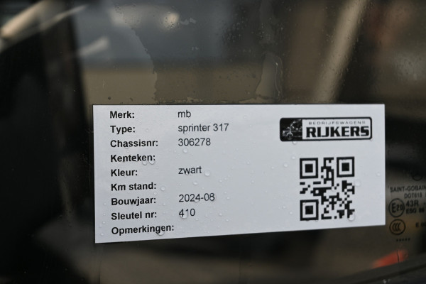 Mercedes-Benz Sprinter 317 CDI L3 DC Kipper 3-Zijden Henschel kieper, 3500 KG trekhaak, Geveerde stoel 3-zijdige kipper
