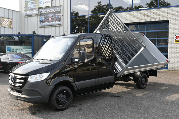 Mercedes-Benz Sprinter 317 CDI L3 DC Kipper 3-Zijden Henschel kieper, 3500 KG trekhaak, Geveerde stoel 3-zijdige kipper