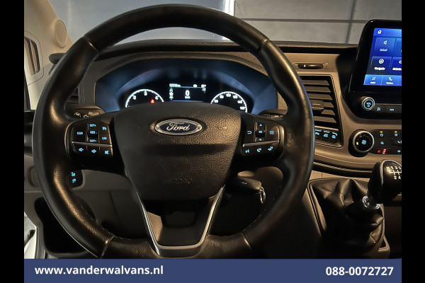 Ford Transit 2.0TDCI 131pk L4H3 Euro6 Airco | Camera | Navigatie | Apple Carplay | Android Auto | Cruisecontrol LED, Verwarmde voorruit, Stoelverwarming, Parkeersensoren, Bijrijdersbank