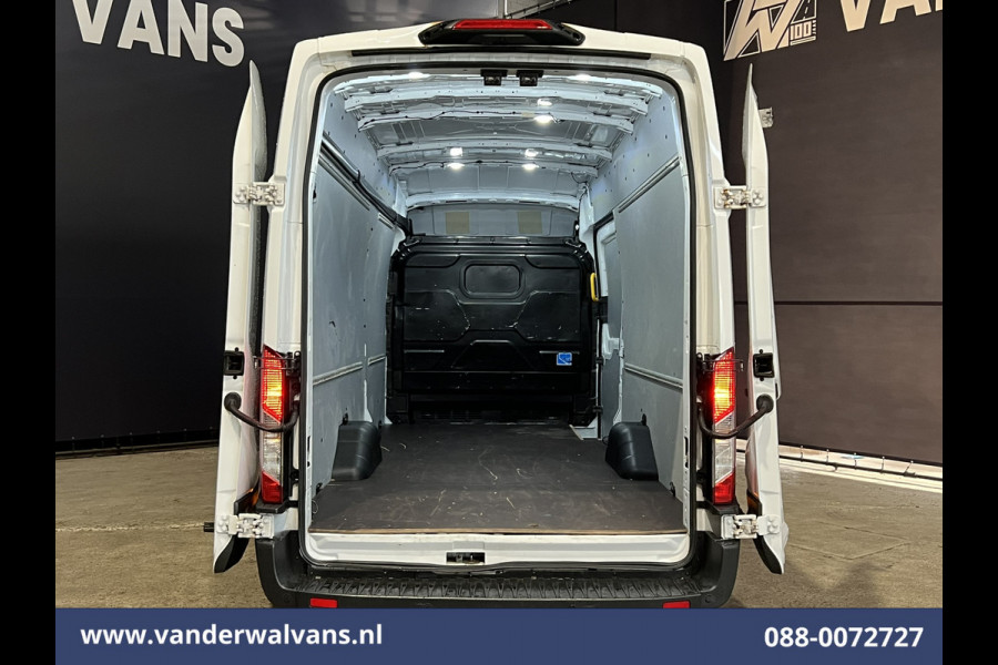 Ford Transit 2.0TDCI 131pk L4H3 Euro6 Airco | Camera | Navigatie | Apple Carplay | Android Auto | Cruisecontrol LED, Verwarmde voorruit, Stoelverwarming, Parkeersensoren, Bijrijdersbank