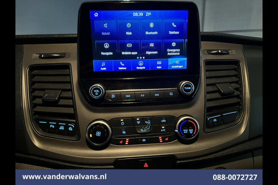 Ford Transit 2.0TDCI 131pk L4H3 Euro6 Airco | Camera | Navigatie | Apple Carplay | Android Auto | Cruisecontrol LED, Verwarmde voorruit, Stoelverwarming, Parkeersensoren, Bijrijdersbank