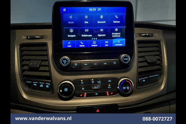 Ford Transit 2.0TDCI 131pk L4H3 Euro6 Airco | Camera | Navigatie | Apple Carplay | Android Auto | Cruisecontrol LED, Verwarmde voorruit, Stoelverwarming, Parkeersensoren, Bijrijdersbank