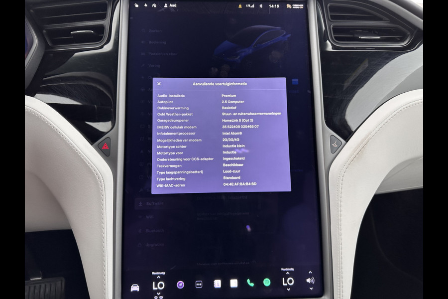 Tesla Model X 100D [ 3-Fase ] Aut. *PANO-WINDOW | AUTO-PILOT | LUXURY-LEATHER | SURROUND-VIEW |  | NAVI-FULLMAP | FULL-LED | AIR-SUSPENSION | DIGI-COCKPIT | KEYLESS | DAB+ | HEATED-COMFORTSEATS | PRIVACY-GLASS | TOWBAR |