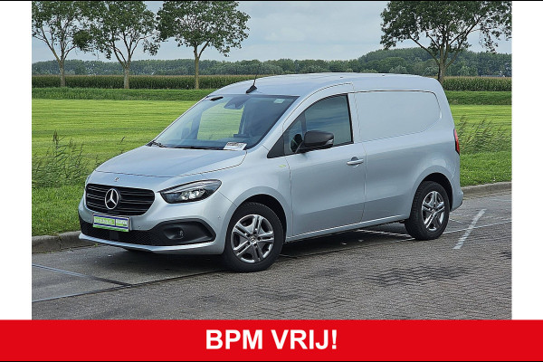 Mercedes-Benz Citan 110 CDI L2 3-Zits Mbux + Navi LED Automaat Airco Trekhaak Camera Pdc Euro6 1e Eigenaar Bumpers-Kleur!