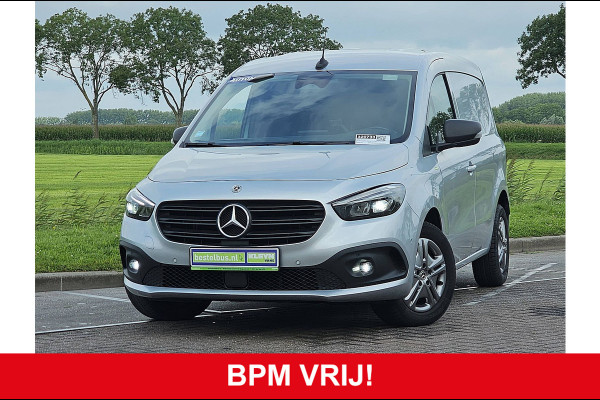 Mercedes-Benz Citan 110 CDI L2 3-Zits Mbux + Navi LED Automaat Airco Trekhaak Camera Pdc Euro6 1e Eigenaar Bumpers-Kleur!