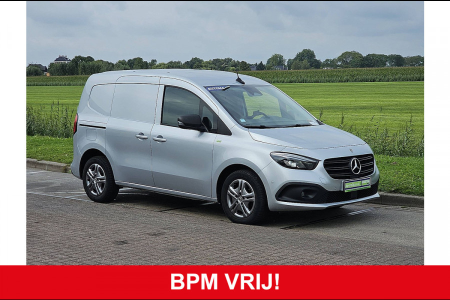 Mercedes-Benz Citan 110 CDI L2 3-Zits Mbux + Navi LED Automaat Airco Trekhaak Camera Pdc Euro6 1e Eigenaar Bumpers-Kleur!