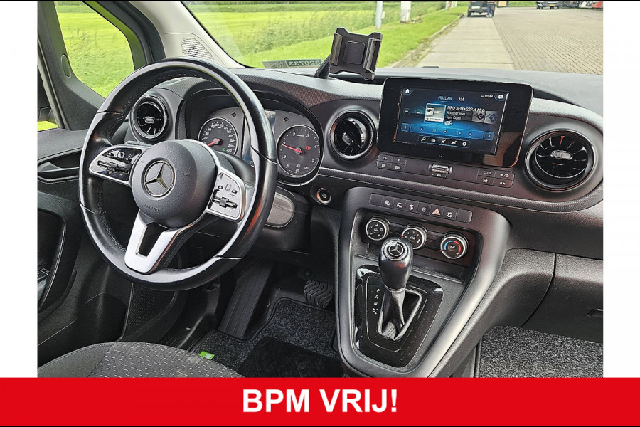 Mercedes-Benz Citan 110 CDI L2 3-Zits Mbux + Navi LED Automaat Airco Trekhaak Camera Pdc Euro6 1e Eigenaar Bumpers-Kleur!