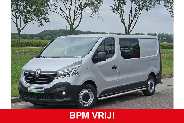 Renault Trafic 2.0 dCi 145 T29 L2H1 DC Comfort Airco Automaat Navi Sidebars Euro6 145Pk NAP 1e Eigenaar!