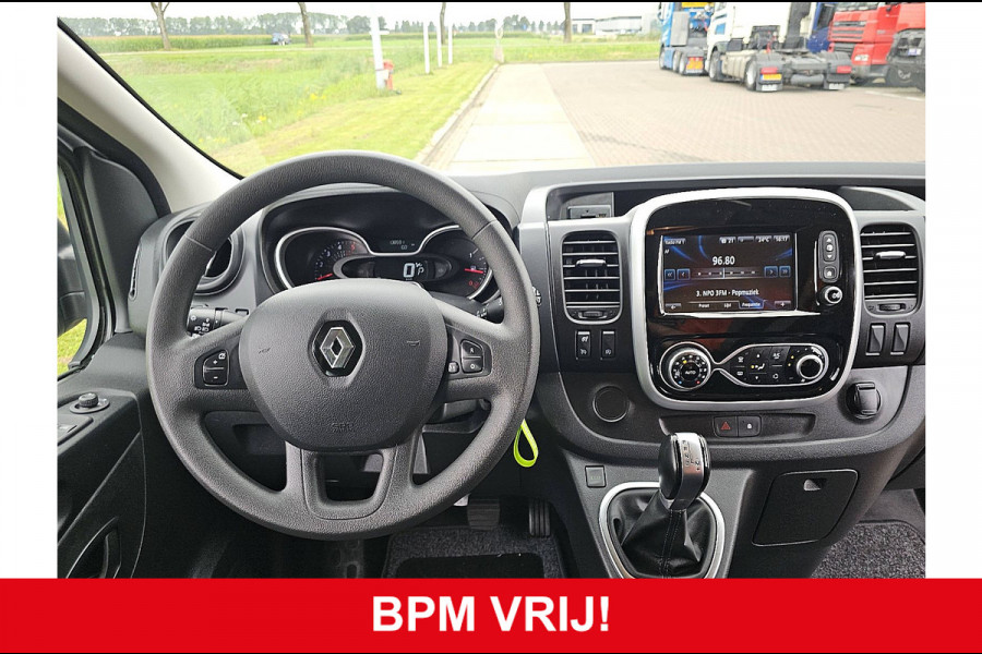 Renault Trafic 2.0 dCi 145 T29 L2H1 DC Comfort Airco Automaat Navi Sidebars Euro6 145Pk NAP 1e Eigenaar!