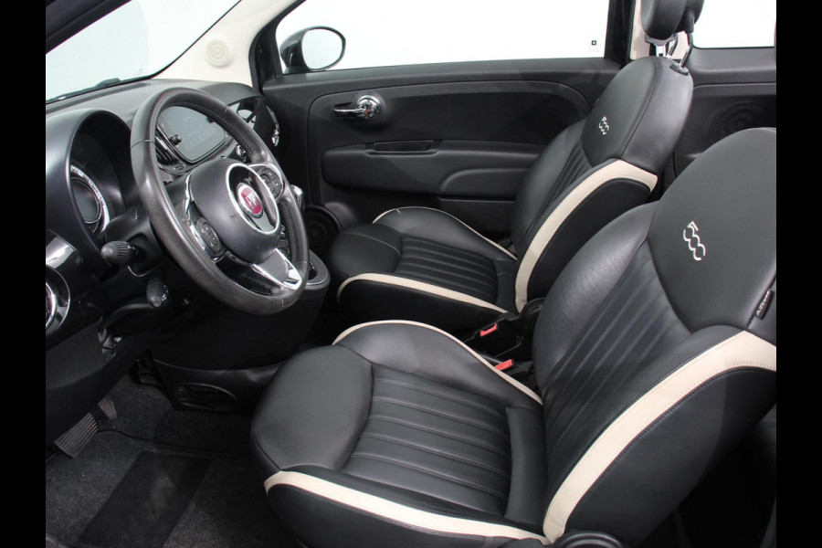 Fiat 500C 1.2 Lounge Automaat | Leder | Navigatie | Climate control | Cruise Control | Parkeersensoren Achter | Lichtmetalen Velgen |