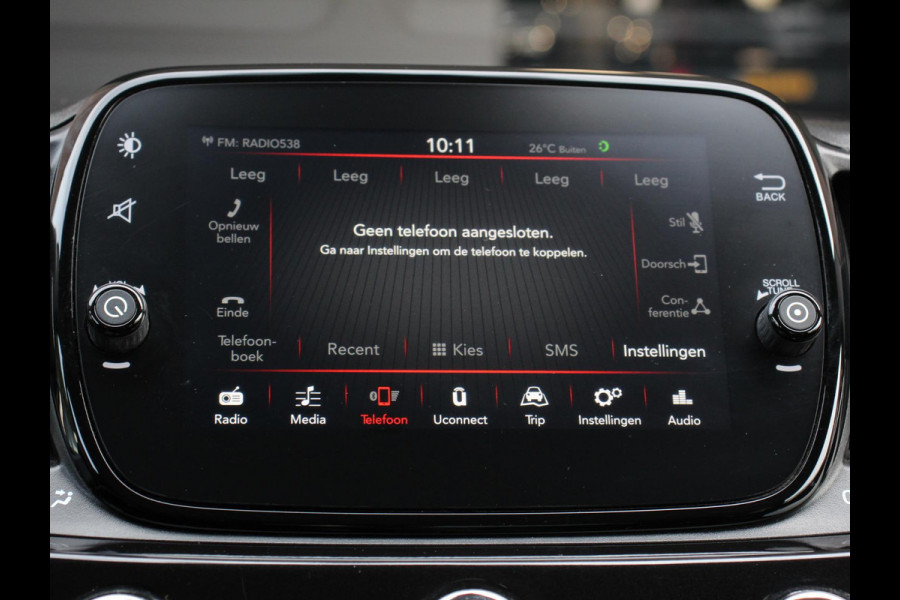 Fiat 500C 1.2 Lounge Automaat | Leder | Navigatie | Climate control | Cruise Control | Parkeersensoren Achter | Lichtmetalen Velgen |