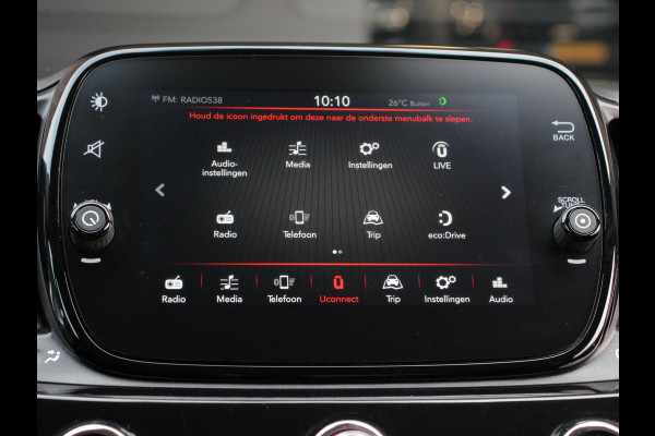 Fiat 500C 1.2 Lounge Automaat | Leder | Navigatie | Climate control | Cruise Control | Parkeersensoren Achter | Lichtmetalen Velgen |