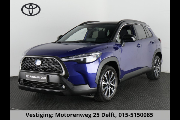 Toyota Corolla Cross HYBRID 200 STYLE-PACK BI-TONE PANORAMADAK 1e EIG.BIJNA 2024.GARANTIE 10-2033.BSM.PDC V+A. STUUR+STOELVERWARMING.ETC ETC