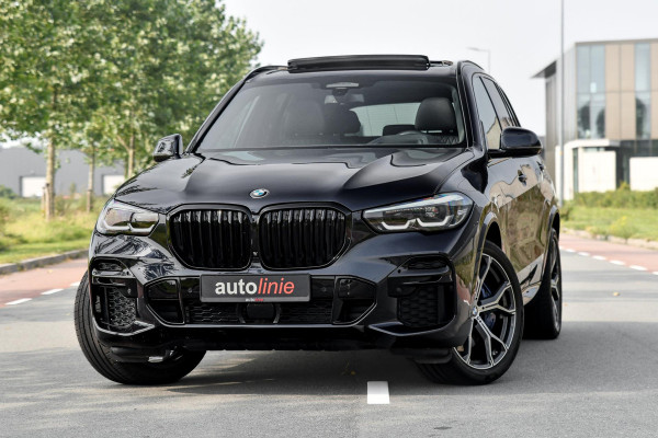 BMW X5 XDrive45e M-Sport. Aero, Luchtv, Pano, 360, HUD, ACC, Keyless, Trekhaak, H/K, Leder, Sfeer, 21'' CarPlay!