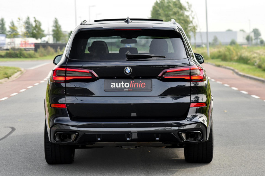 BMW X5 XDrive45e M-Sport. Aero, Luchtv, Pano, 360, HUD, ACC, Keyless, Trekhaak, H/K, Leder, Sfeer, 21'' CarPlay!