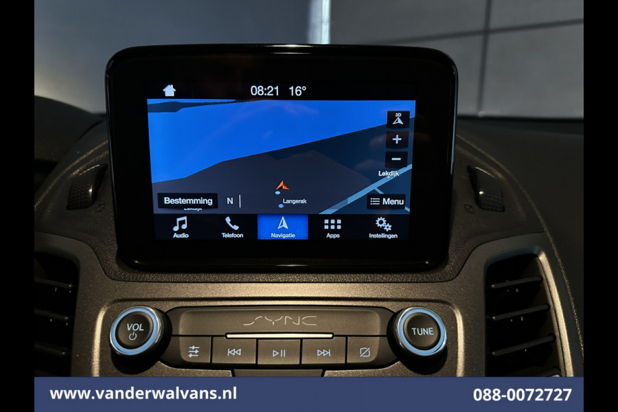 Ford Transit Connect 1.5 EcoBlue L1H1 Euro6 Airco | 3-Zits | Camera | Navigatie | Cruisecontrol | Trekhaak zijdeur, parkeersensoren, bijrijdersbank