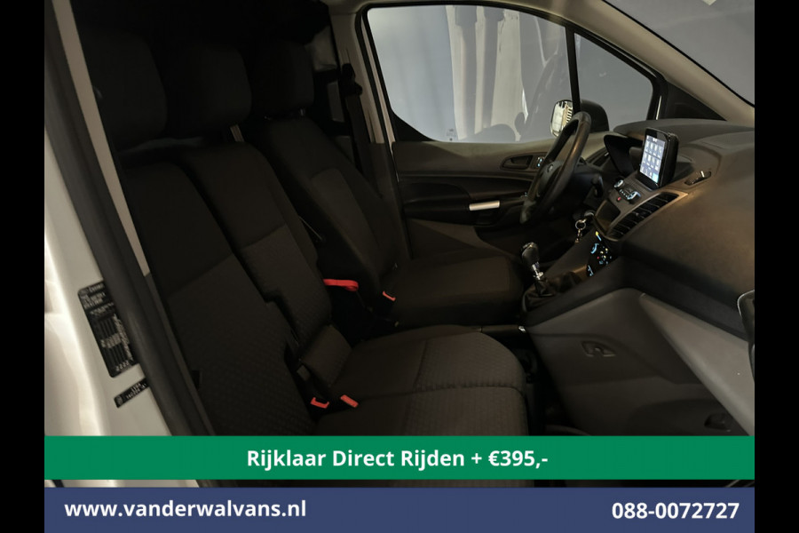 Ford Transit Connect 1.5 EcoBlue 101pk L1H1 Euro6 *Rijklaar Direct Rijden* Airco | 3-Zits | Camera | Android Auto | Verwarmde voorruit | Stoelverwarm Parkeersensoren, Zijdeur
