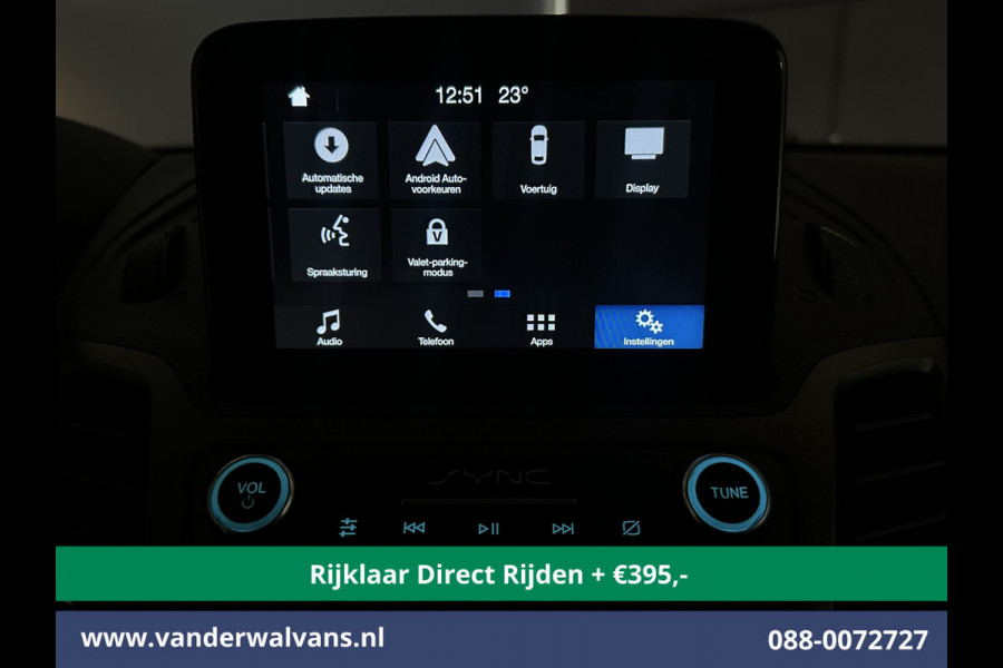Ford Transit Connect 1.5 EcoBlue 101pk L1H1 Euro6 *Rijklaar Direct Rijden* Airco | 3-Zits | Camera | Android Auto | Verwarmde voorruit | Stoelverwarm Parkeersensoren, Zijdeur