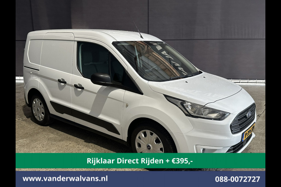 Ford Transit Connect 1.5 EcoBlue 101pk L1H1 Euro6 *Rijklaar Direct Rijden* Airco | 3-Zits | Camera | Android Auto | Verwarmde voorruit | Stoelverwarm Parkeersensoren, Zijdeur