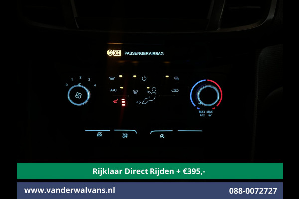 Ford Transit Connect 1.5 EcoBlue 101pk L1H1 Euro6 *Rijklaar Direct Rijden* Airco | 3-Zits | Camera | Android Auto | Verwarmde voorruit | Stoelverwarm Parkeersensoren, Zijdeur