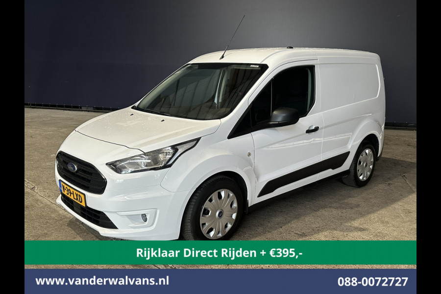 Ford Transit Connect 1.5 EcoBlue 101pk L1H1 Euro6 *Rijklaar Direct Rijden* Airco | 3-Zits | Camera | Android Auto | Verwarmde voorruit | Stoelverwarm Parkeersensoren, Zijdeur
