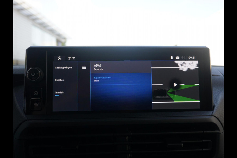 Opel Vivaro Electric L3 75 kWh | 0% rente | Apple Carplay | camera | parkeersensoren voor & achter | dodehoekwaarschuwing | Comfort tussenschot