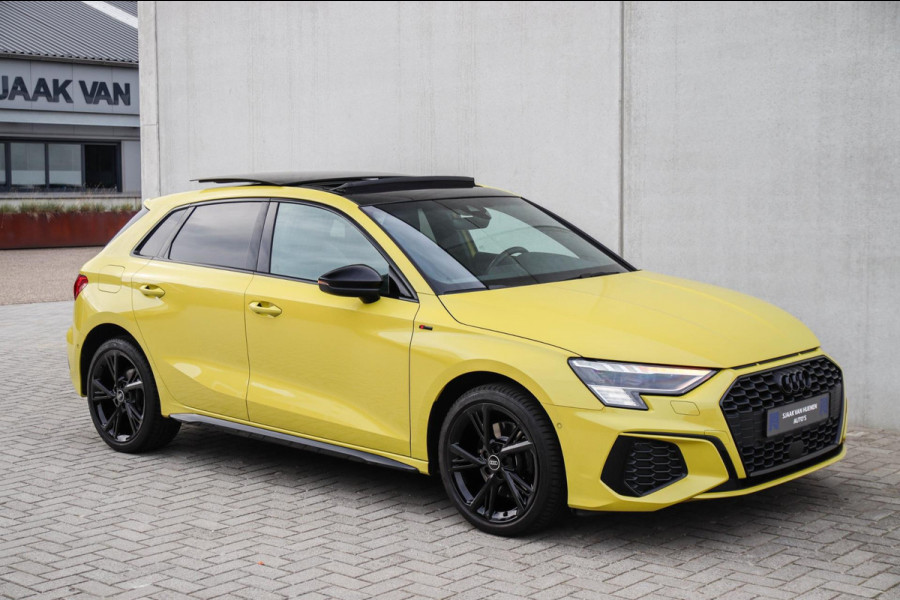 Audi A3 Sportback 40 TFSI e PHEV S Edition S-line 204pk S-Tronic! Panoramadak|Virtual Cockpit|Kuipstoelen elektrisch|Matrix|Black