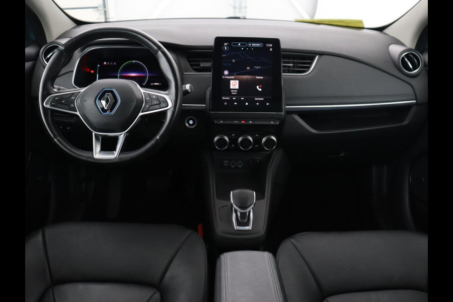 Renault ZOE R135 Edition One 52 kWh | Leder | Stoelverwarming | Camera | Warmtepomp | BOSE Sound | Carplay | Navigatie | Climate control