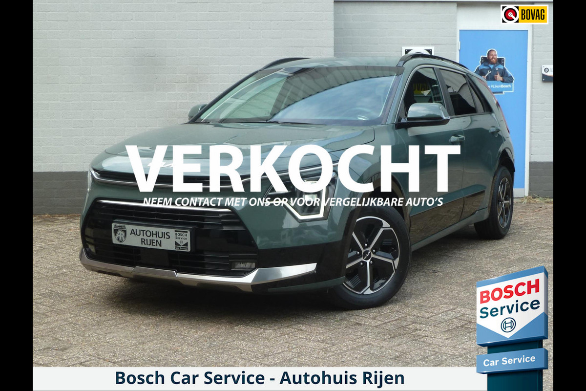 Kia Niro 1.6 GDi Hybrid DynamicPlusLine|Navi|Keyless-Entry/Go|Stoel/Stuurverwarming|Adaptive-Cruise|Virtual-Dash|Cityscape Green